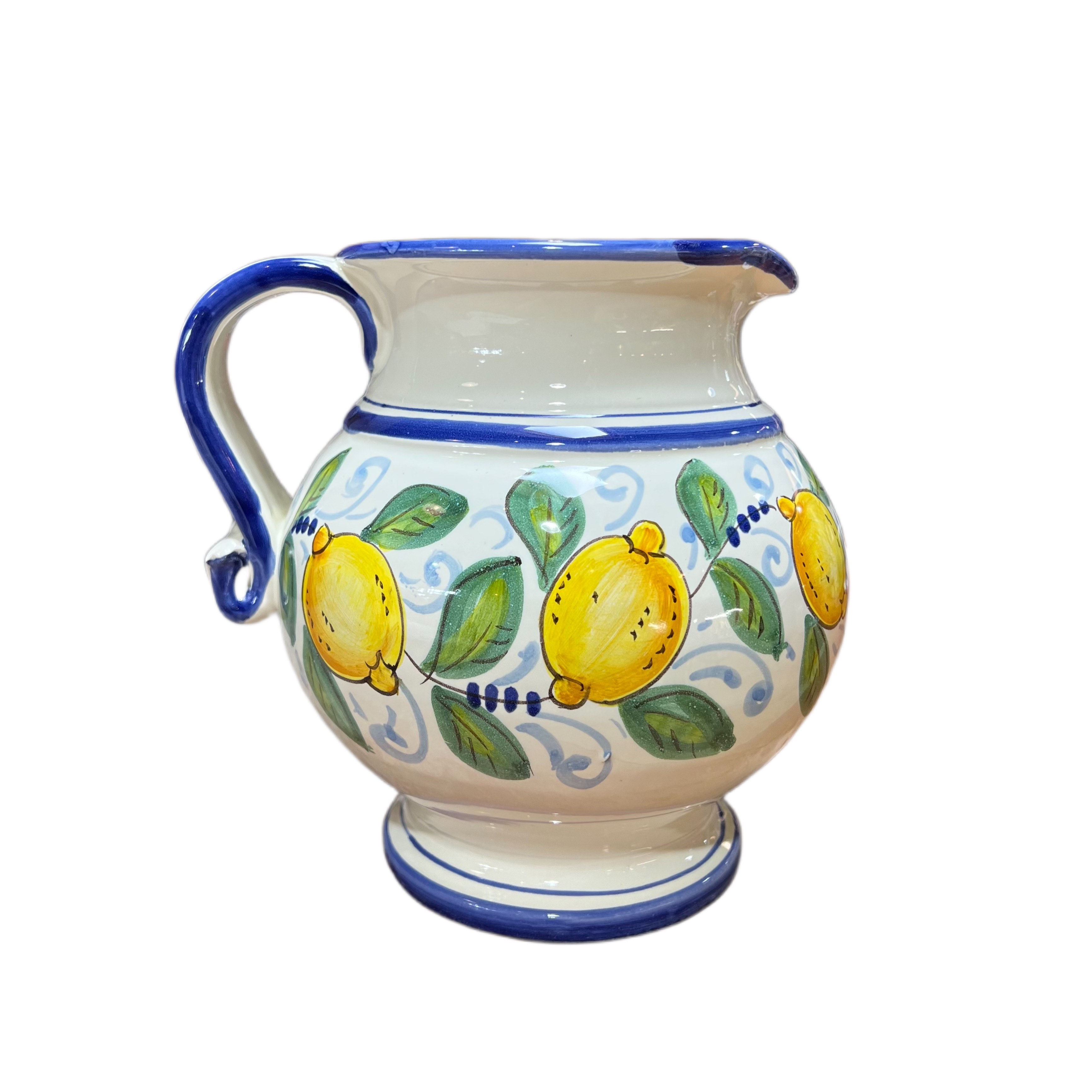 Small Lemon Pitcher - Italian Pottery Outlet