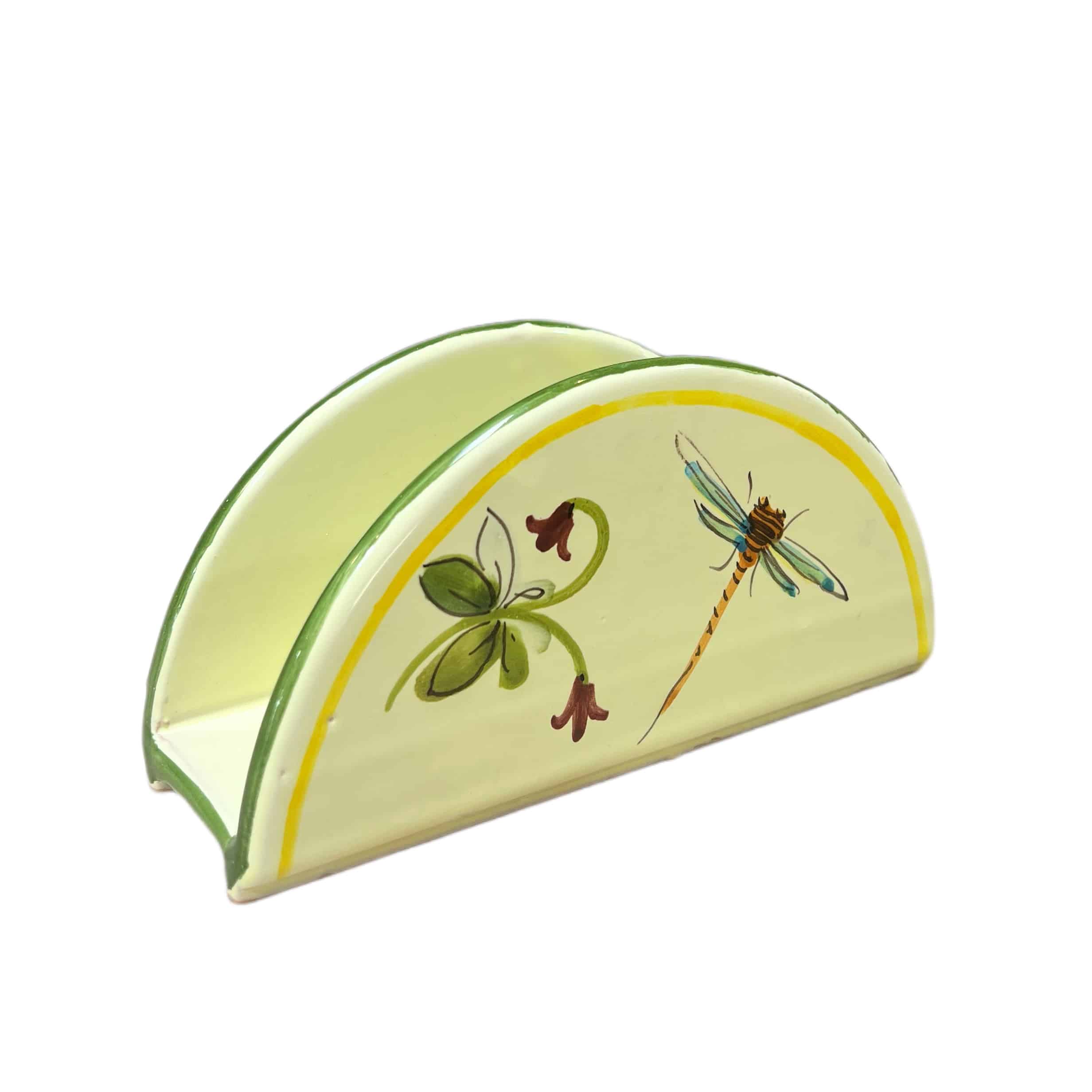 Toscana Fiori Napkin Holder - Italian Pottery Outlet