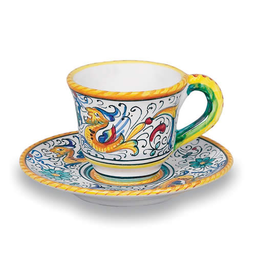 Raffaellesco Espresso Cup and Saucer