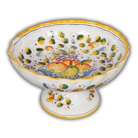 Miele Fluted Footed Fruit Bowl