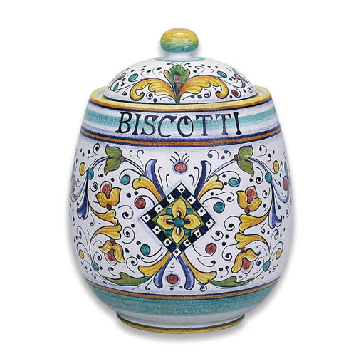 Biscotti Jars Archives Italian Pottery Outlet