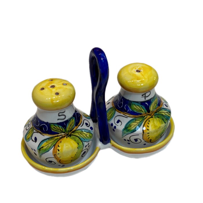 Alcantara Salt and Pepper with Tray - Image 3