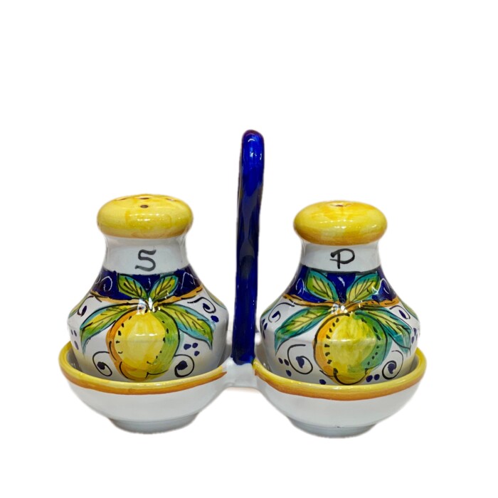 Alcantara Salt and Pepper with Tray