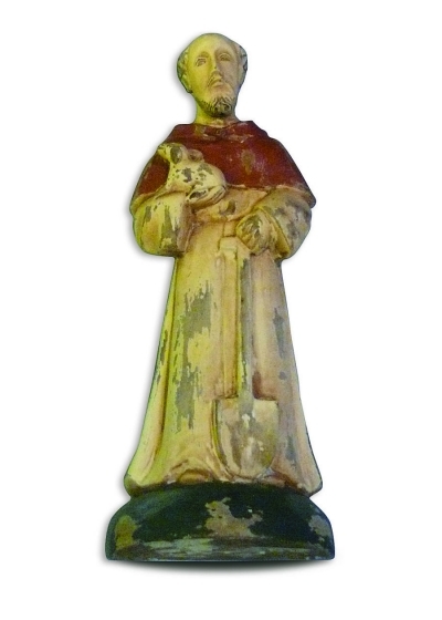 St. Fiacre Wooden Saint