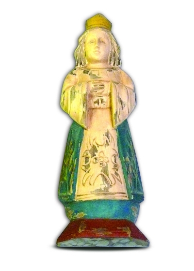 Virgin Mary Wooden Saint