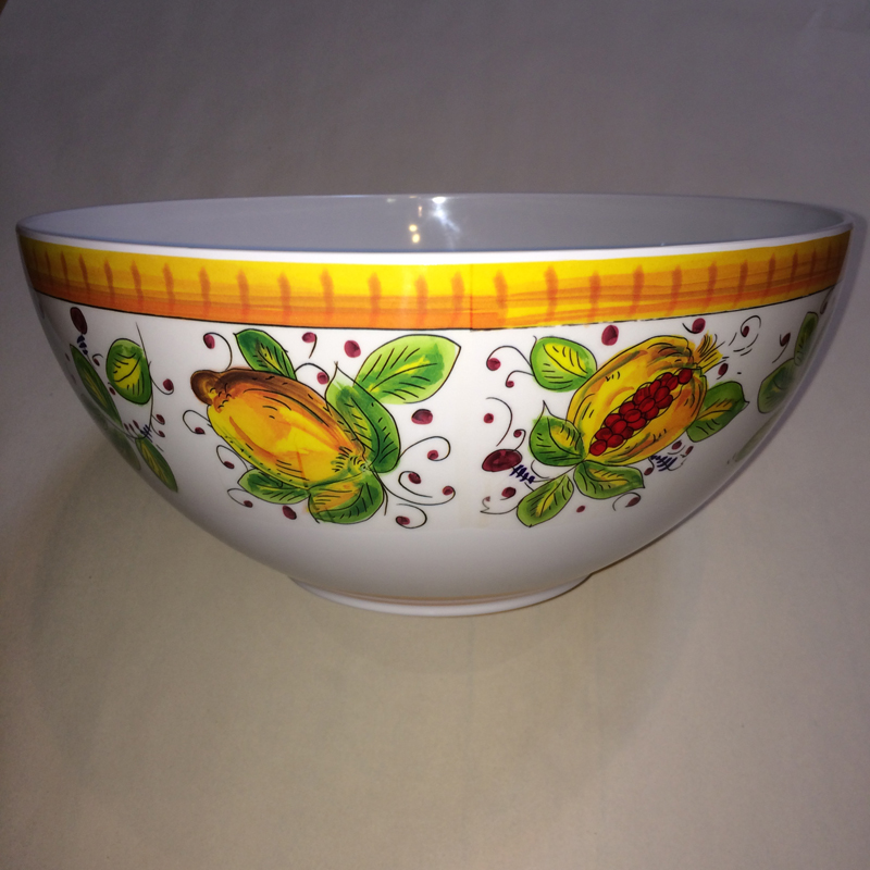 Picnic Frutta Mista Salad Bowl Italian Pottery Outlet