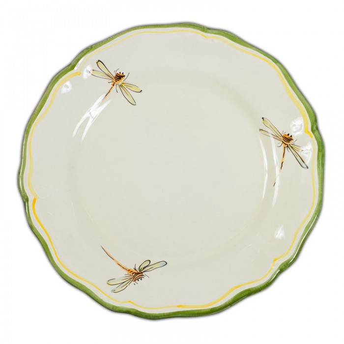 Toscana Fiori Dinner Plate - Simple Dragonfly