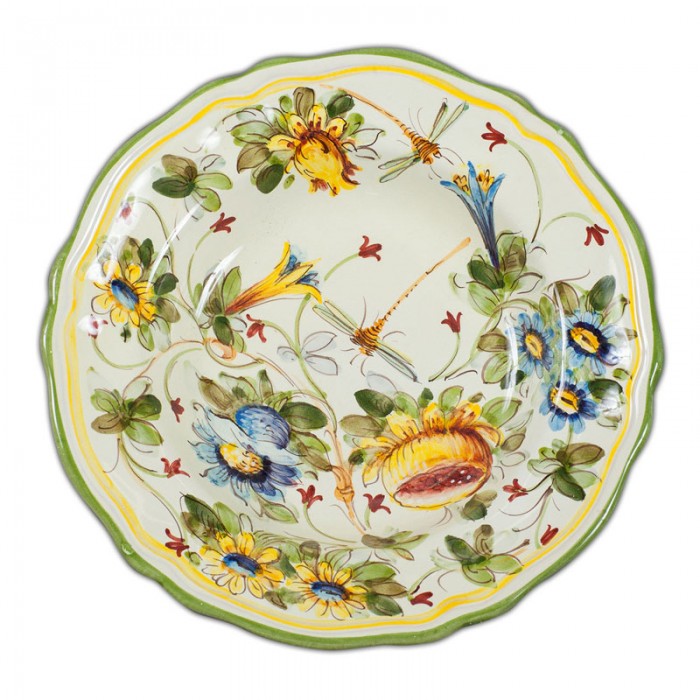 Toscana Fiori Soup or Pasta Plate - Full Design