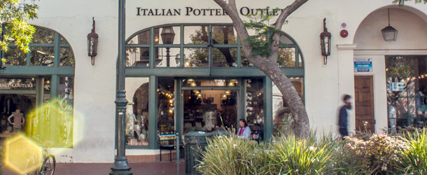 The Italian Pottery Outlet in Santa Barbara, California