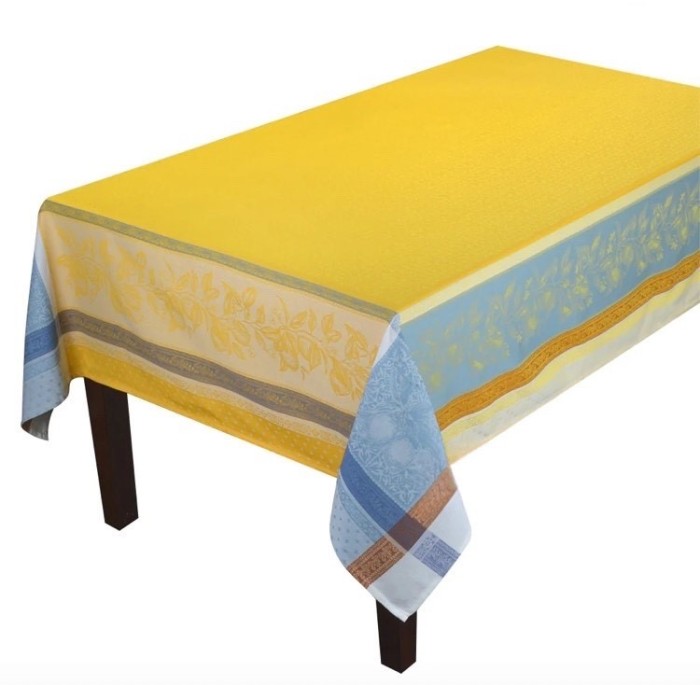 Nappe Cedrat Jacquard Tablecloth or Napkins