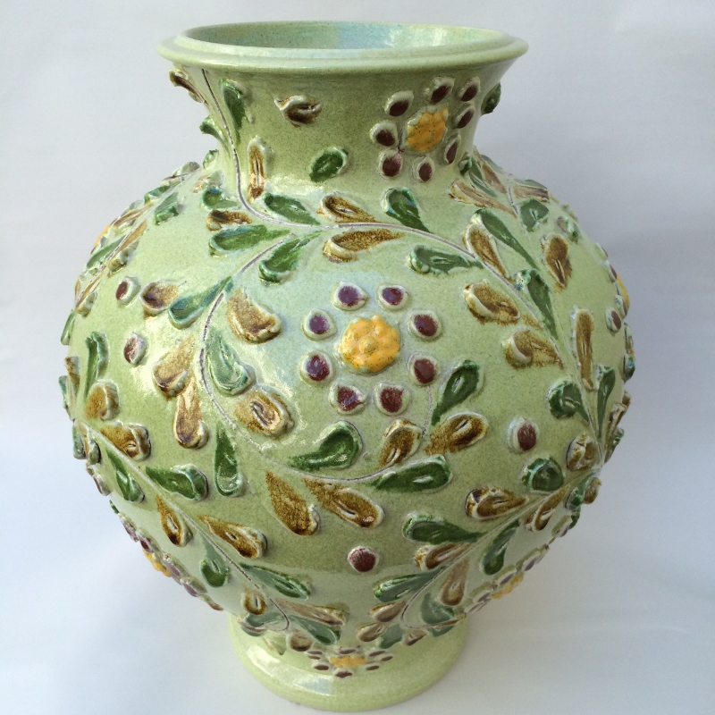 Hand Worked Italian Vase Italian Pottery Outlet