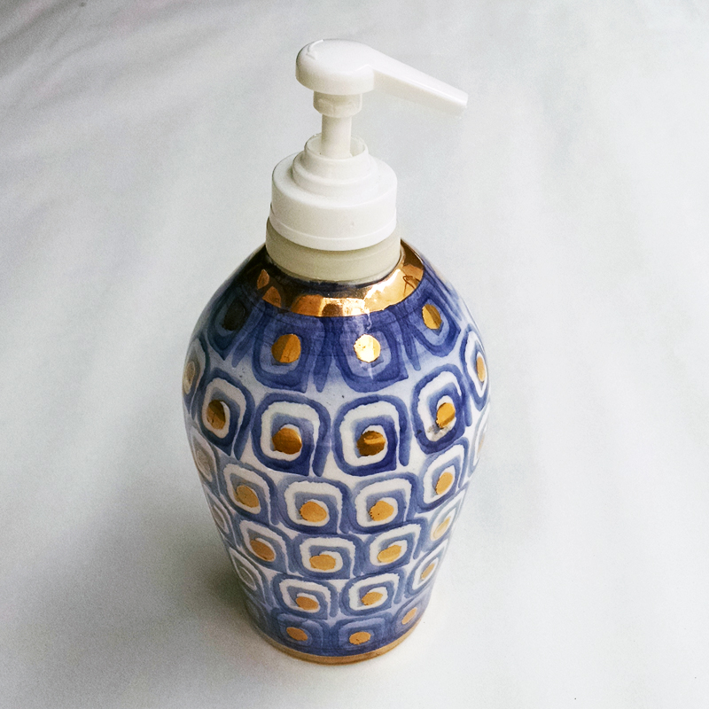 Soap Dispenser Ricco Deruta  Original Soap Pump Handmade