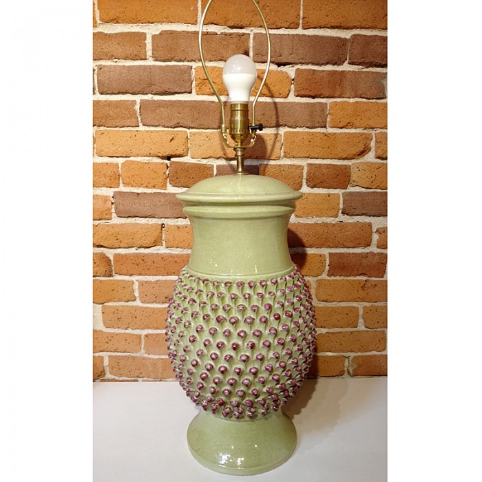 Pigna Textured Handmade Lamp - Image 6