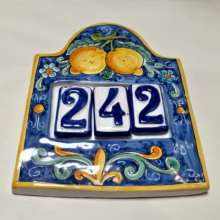 House Number Plaque for Three - Image 2