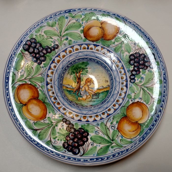Tuscan Cherub Platter - Homing Pigeon - Image 2