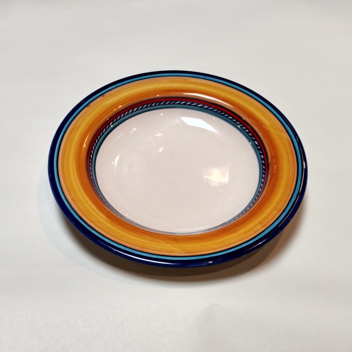 Geo Simple Yellow Soup Plate - Image 2
