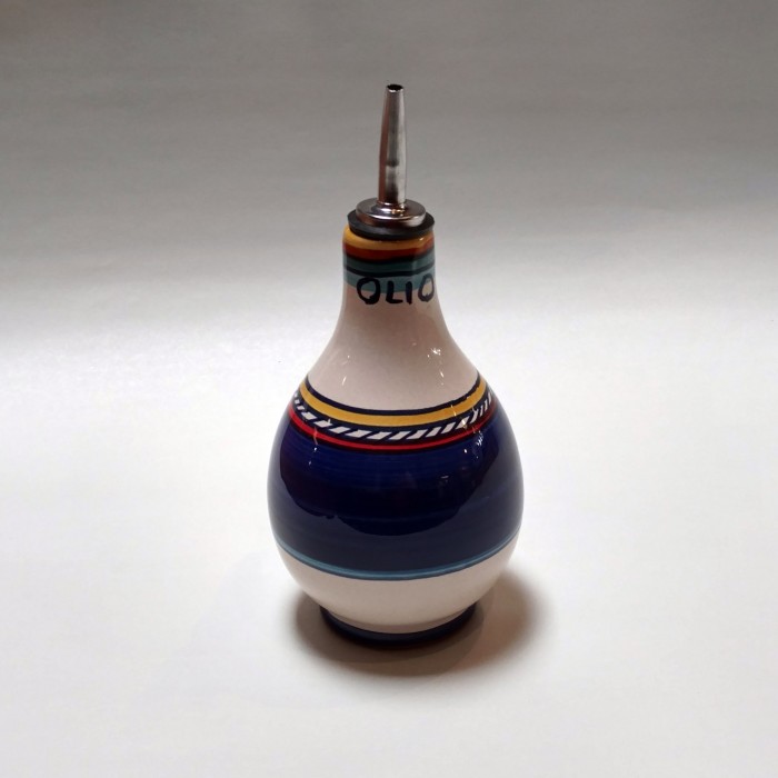 Geo Simple Blue Oil Bottle - Image 2