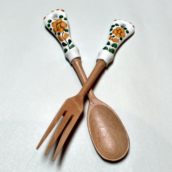 Flower Salad Servers - Image 4
