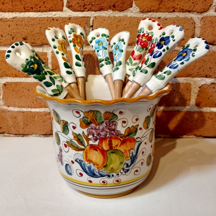 Flower Salad Servers