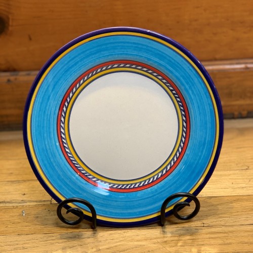 Geo Simple Turquoise Salad Plate