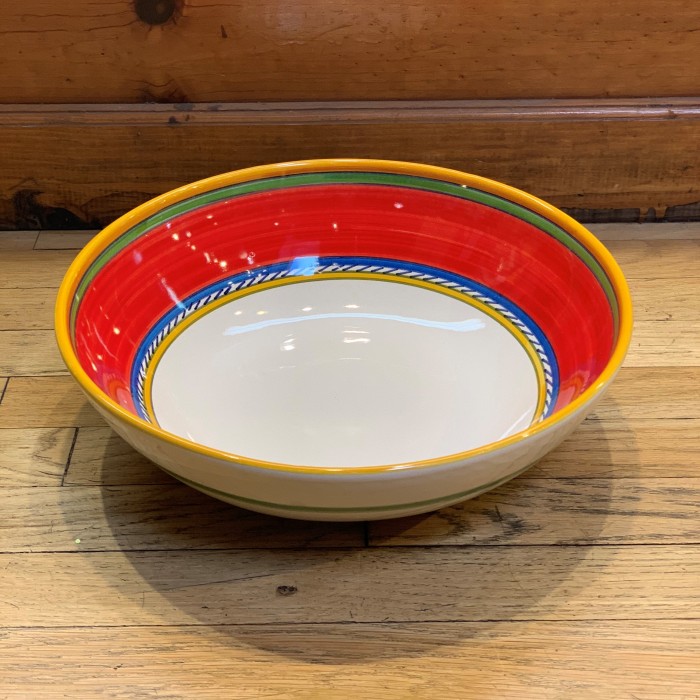 Geo Simple Red Serving Bowl - Image 3