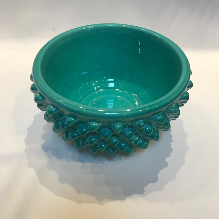 Small Pigna Bowl - Teal - Image 2