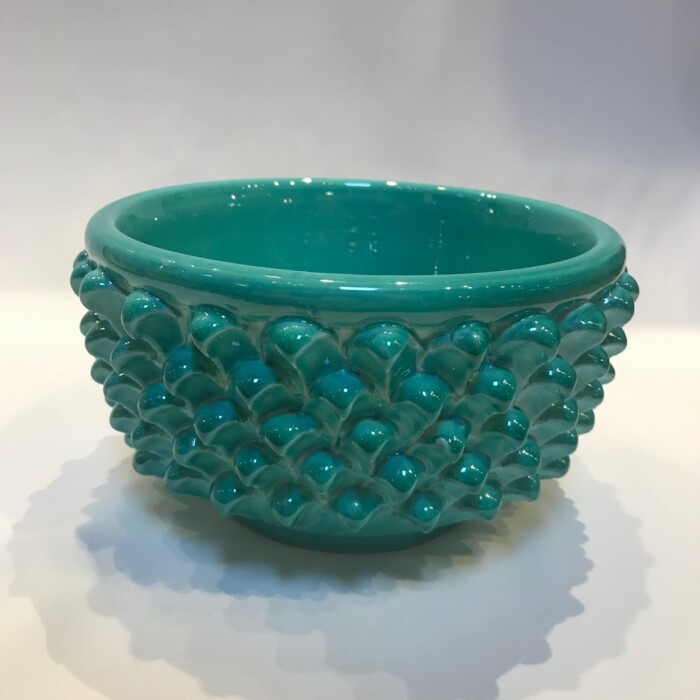 Small Pigna Bowl - Teal