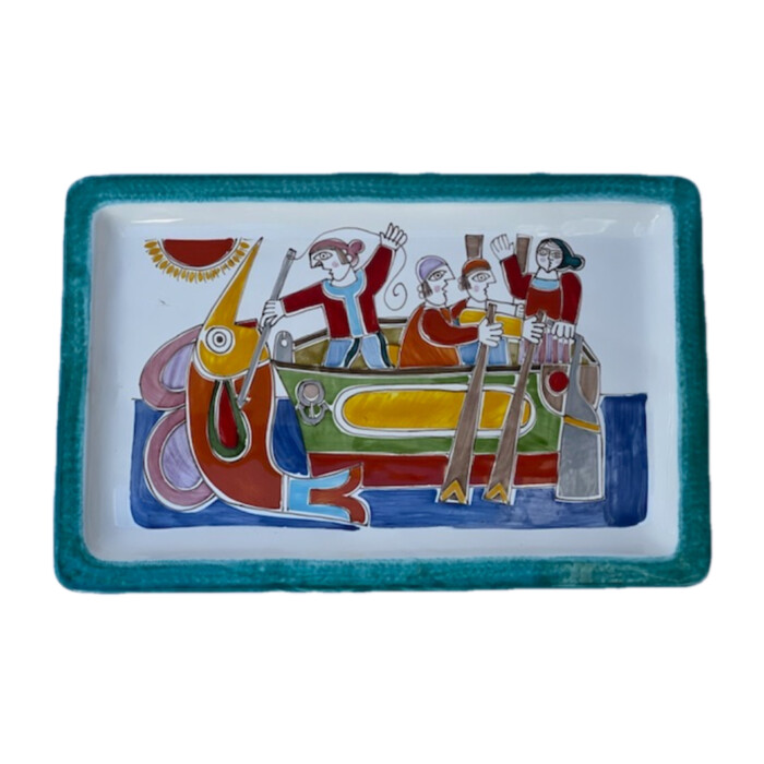 De Simone Rectangular Platter - Fisherman