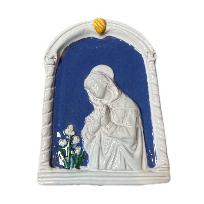 Della Robbia Madonna with Arch and Lilies