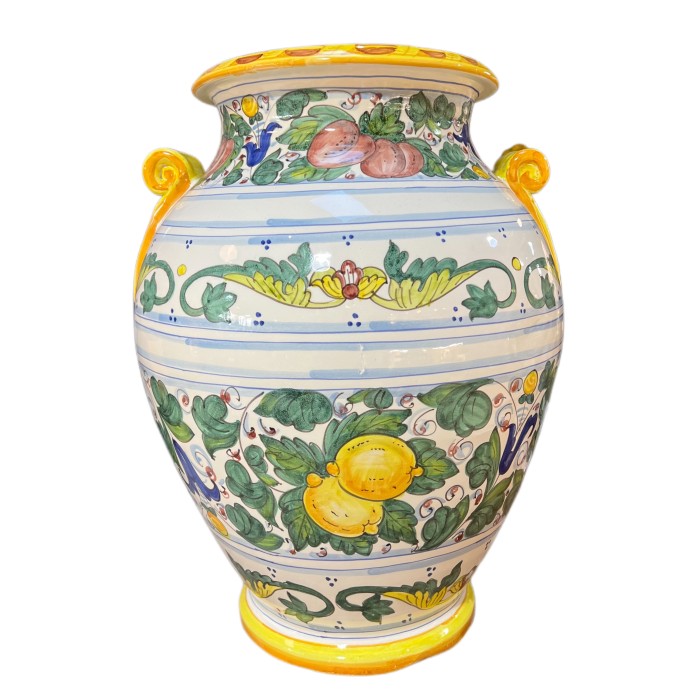 Aqua Fortis Urn with Scroll Handles - Image 2