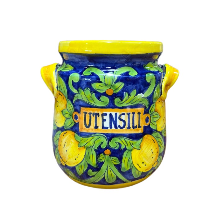 Tuscan Lemon Utensil Holder
