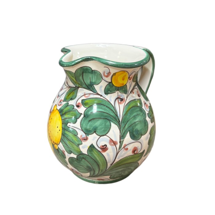 Pitcher with Green Leaves and Fruit - Image 3