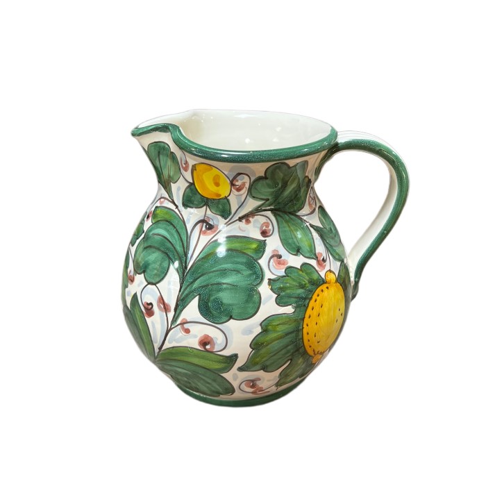 Pitcher with Green Leaves and Fruit - Image 2