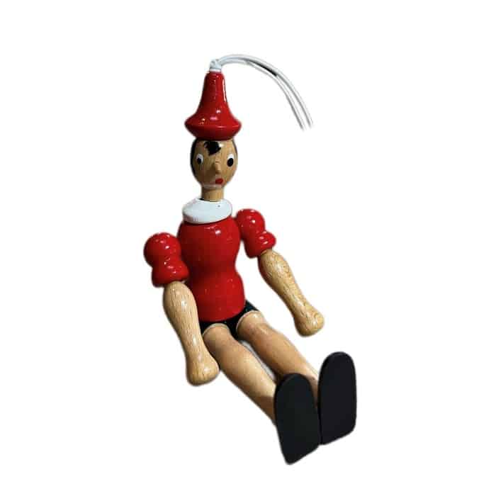 8" Wooden Pinocchio - Image 2