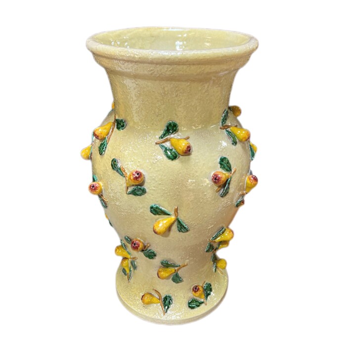 Beige Umbrella Stand with Applied Pears - Image 2