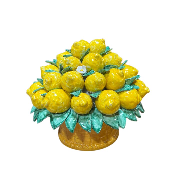Large Lemon Basket Topiary