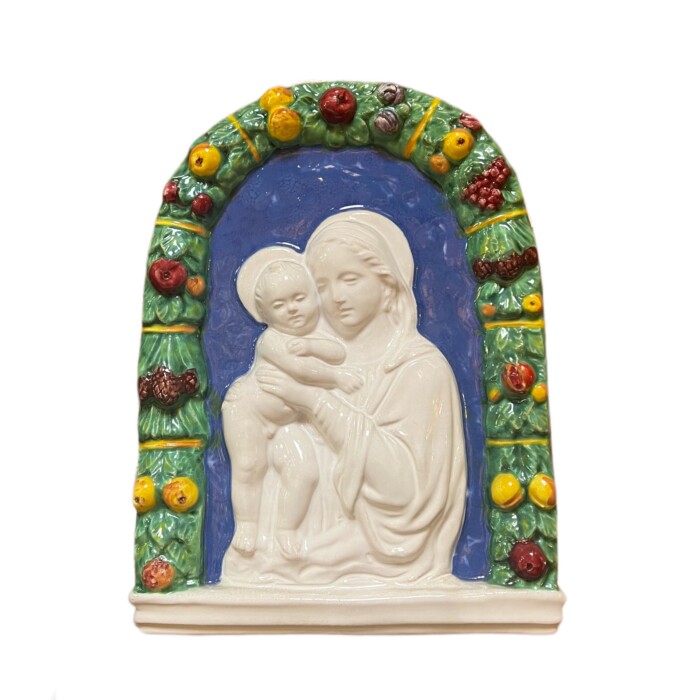 Medium Madonna and Child with a Colored Arch