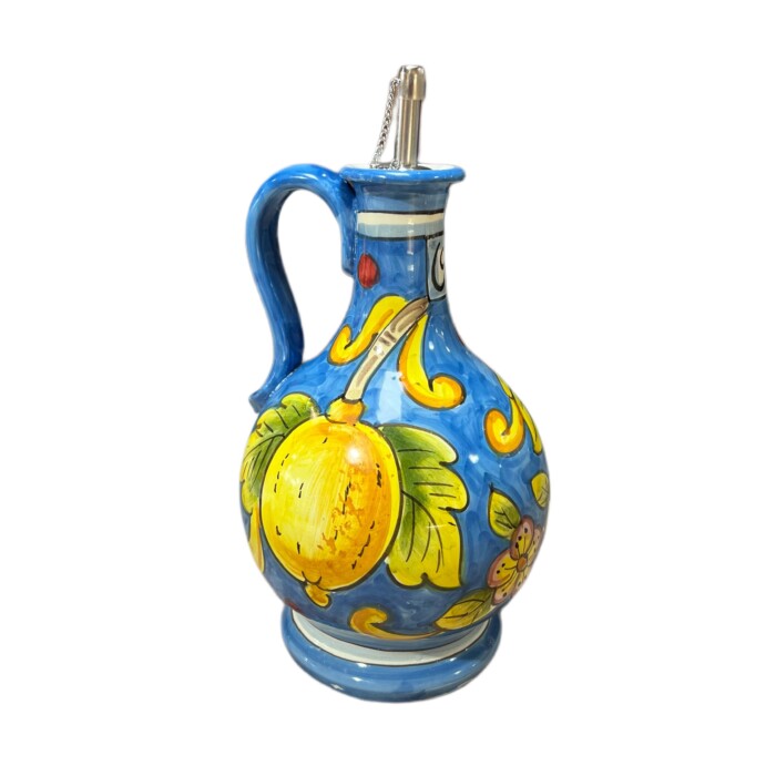 Ornato Blue Oil Bottle - Image 2