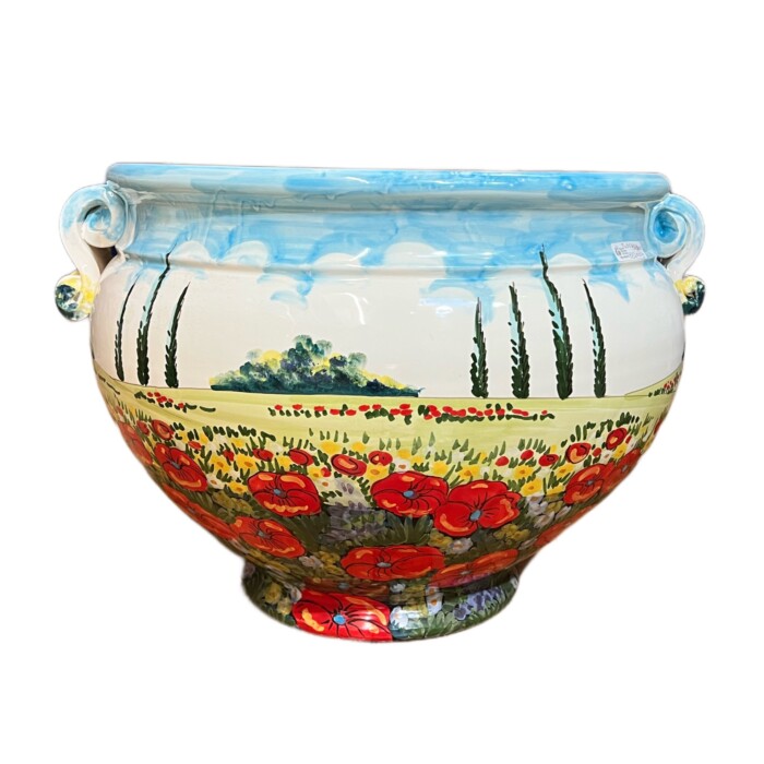 Tuscan Poppy Cachepot - Image 4