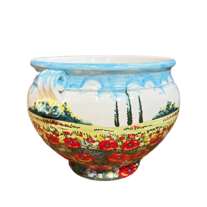 Tuscan Poppy Cachepot - Image 3