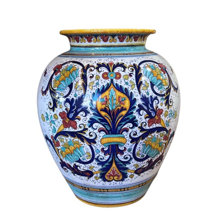 Large Deep Colored Ricco Urn - Image 2