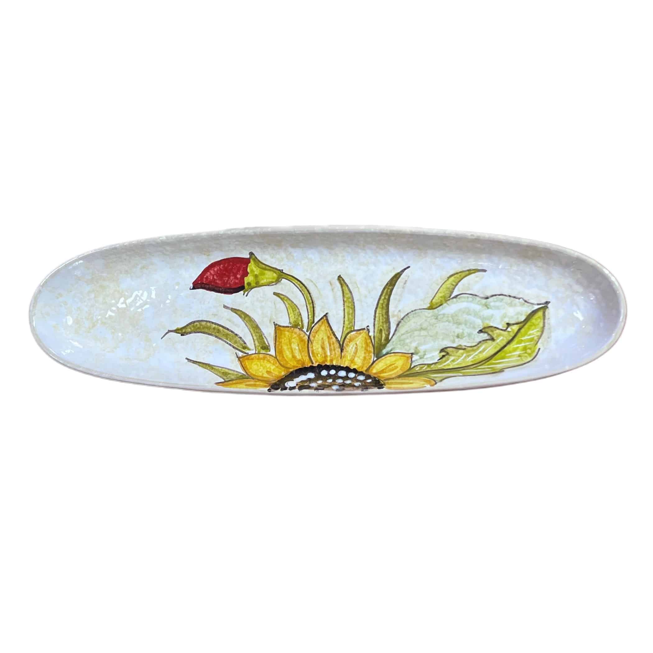 Toscana Audrey Slim Oval, handmade in Italy, appetizer plate,