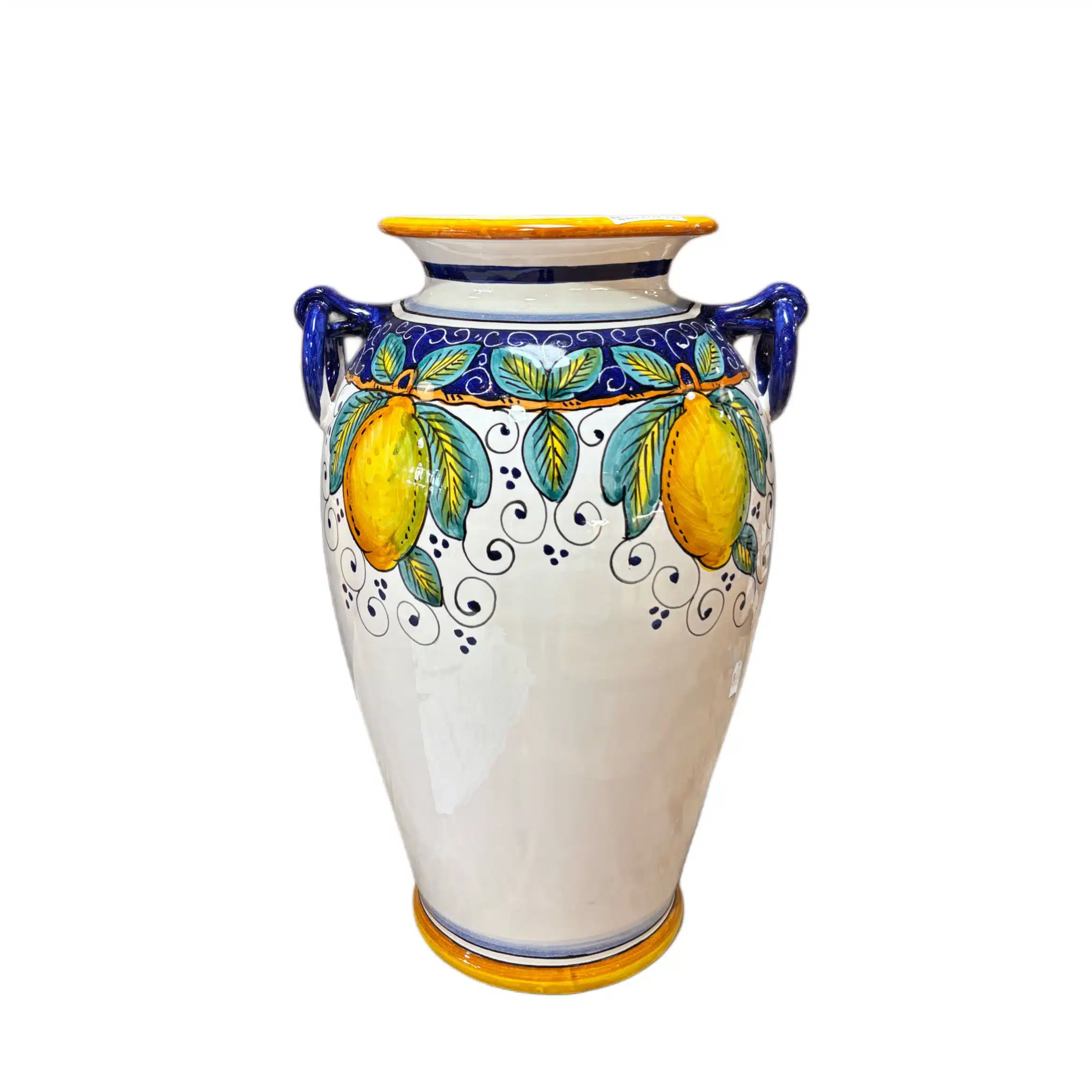 alcantara large handled vase