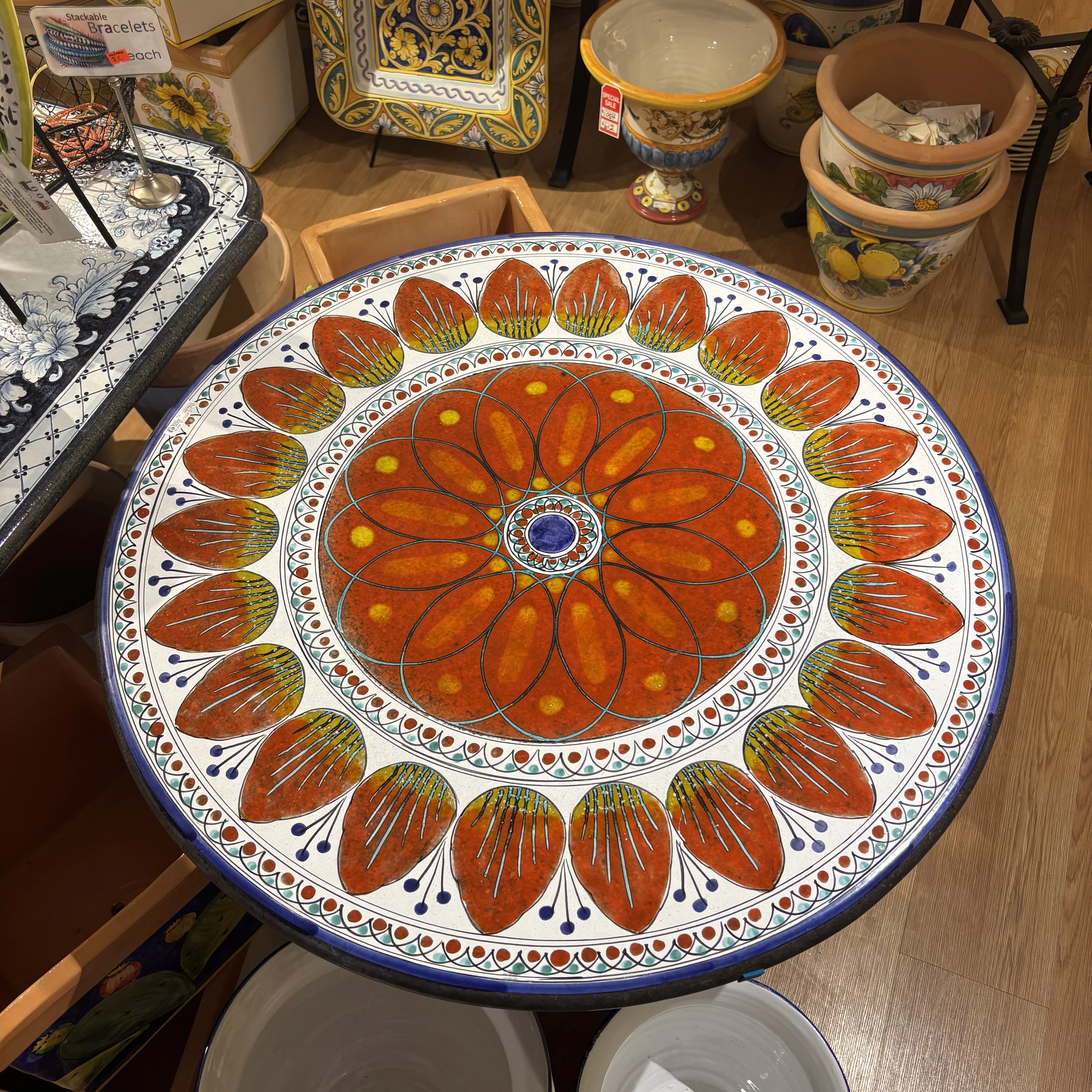 31.5" Italian Volcanic Table - Allegria